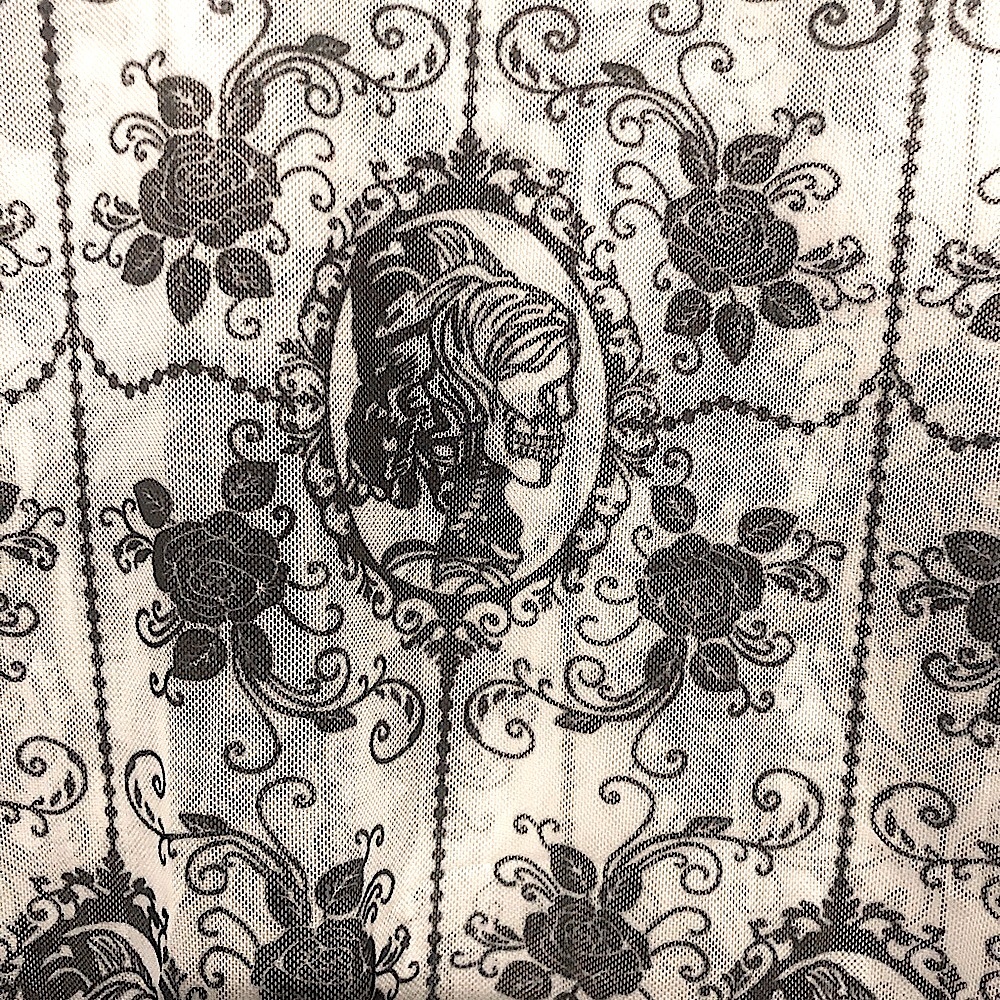Skull cameo mesh bodysuit - Picture 2 of 6